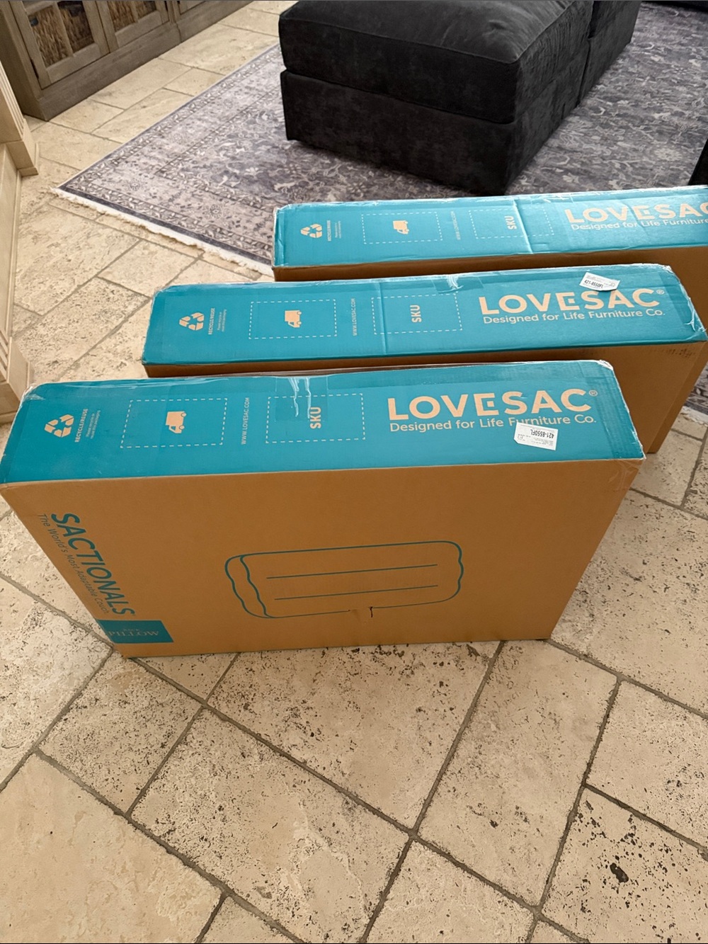 Lovesac Sactionals Replacement Pillows - 3 available  135 each